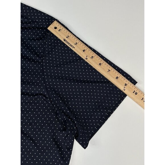 Mizzen + Main Spinnaker Button Down Short Sleeve Men’s XL Trim Navy Dot AOP - Picture 14 of 14